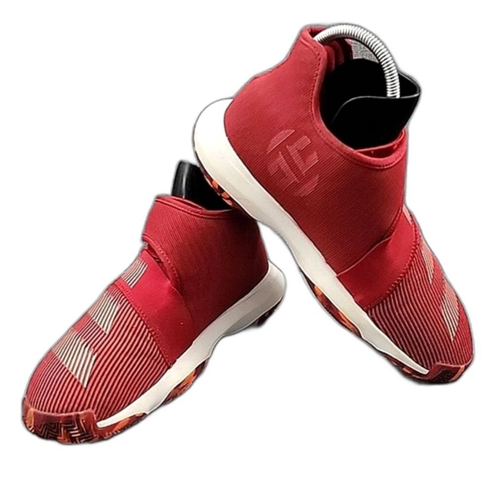 Adidas Red Harden EUC B/E 3 EF3602 Strap Mid Top Basketball Shoes SZ 7